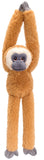 Keeleco: Orange/Grey Hanging Monkey - 15.5" Plush Toy