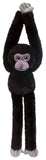 Keeleco: Black Hanging Monkey - 15.5" Plush Toy