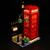 BrickFans: Red London Telephone Box - Light Kit
