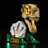 BrickFans: Dinosaur Fossils: T. Rex Skull - Light Kit