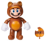 Super Mario: 4" Figure - Tanooki Mario