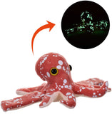 Wild Republic Huggers: Octopus (Glow in the dark) - 8" Plush Toy