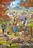 Holdson: Autumn Walk - Horse & Hound Puzzle (1000pc Jigsaw) Board Game