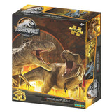 Prime 3D: Jurassic World - T-Rex vs Giganotosaurus Puzzle (500pc Jigsaw) Board Game