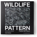 Wildlife Pattern: Zebra Puzzle (500pc Jigsaw) Board Game