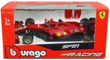Bburago: 1:43 Diecast Vehicle - Ferrari Racing (SF21 #16 Carlos Sainz)