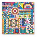 eeboo: Sunshine Garden - Square Puzzle(1000pc Jigsaw) Board Game