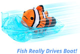 ZhuZhu Aquarium: Speed Boat & Dock Playset Plush Toy