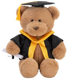 With Heart: Graduation Bear Large With Scroll - 24cm Plush Toy