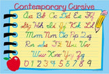 Learning Placemats - Contemporary Cursive