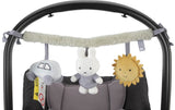 Miffy: Fluffy Car Seat Toy - Blue/Green