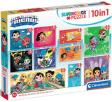 Clementoni: DC Comics - 10-in1 Puzzle Pack (18,30,48,60pc Jigsaws) Board Game