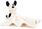 Jellycat: Bashful Black & Cream Puppy Soother Plush Toy