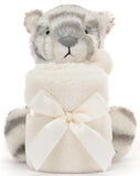 Jellycat: Bashful Snow Tiger Soother Plush Toy