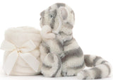 Jellycat: Bashful Snow Tiger Soother Plush Toy