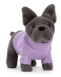 Jellycat: Sweater French Bulldog Purple - Plush Toy