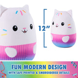 Gabby's Dollhouse: 12" Squishy Plush Toy - Cakey Cat