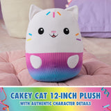 Gabby's Dollhouse: 12" Squishy Plush Toy - Cakey Cat