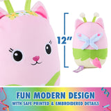 Gabby's Dollhouse: 12" Squishy Plush Toy - Kitty Fairy