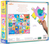 eeBoo: Alphabet - Giant Puzzle (36pc Jigsaw) Board Game