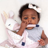 Lulujo: Cotton Baby Lovies - Unicorn Plush Toy