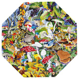 eeBoo: Poisonous Mushrooms - Octagon Puzzle (500pc Jigsaw) Board Game