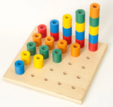 Fun Factory: Wooden Stacking Pegboard