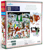 eeBoo: The Little Tree - Square Puzzle (1000pc Jigsaw) Board Game