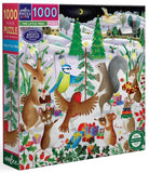 eeBoo: The Little Tree - Square Puzzle (1000pc Jigsaw) Board Game