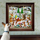 eeBoo: The Little Tree - Square Puzzle (1000pc Jigsaw) Board Game