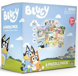 Crown: Bluey - 6-Pack Puzzle (12,20,30pc Jigsaws) Board Game