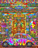 Holdson: That Happy Hippy Shop - Don’t Worry Be Happy Puzzle (1000pc Jigsaw) Board Game