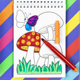 Tiger Tribe: Colour Change Colouring Set - Garden Friends