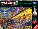 Wasgij Christmas: Spirit of Christmas! - Christmas #20 Puzzle (1000)pc Jigsaw) Board Game