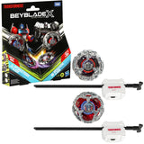 Beyblade X: Transformers Collab Pack - Optimus Prime 4-60P vs. Megatron 4-80B