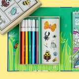 Tiger Tribe: Colouring Set - Backyard Bugs