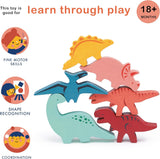 Mentari: Happy Stacking Dinosaurs Set & Bag