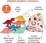 Mentari: Happy Stacking Dinosaurs Set & Bag