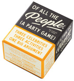 Of All The People Board Game