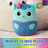 Gabby's Dollhouse: Mercat Squishy - 12" Plush Toy