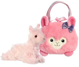 Aurora: Fancy Pals - Bubblegum Llama Pet Carrier Plush Toy