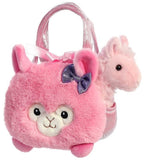 Aurora: Fancy Pals - Bubblegum Llama Pet Carrier Plush Toy