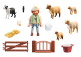 Playmobil: Young Shepherd with Flock of Sheep (71444)