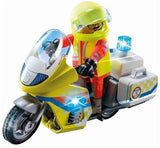 Playmobil: Emergency Doctor Motorbike with Lights (71205)