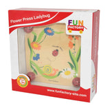 Fun Factory: Wooden Ladybug Flower Press