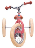 Trybike: 2-In-1 Steel Balance Bike - (Matte Pink/Brown)