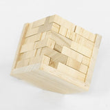 3D Wooden Brain Teaser Puzzle Cube Board Game