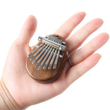 8 Key Mini Finger Thumb Piano - Round