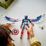 LEGO Marvel: New Captain America Construction Figure - (76296)