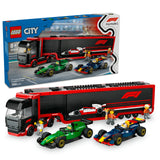 LEGO City: F1 Truck with RB20 & AMR24 F1 Cars - (60445)